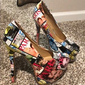 Size 8.5 high heel magazine style